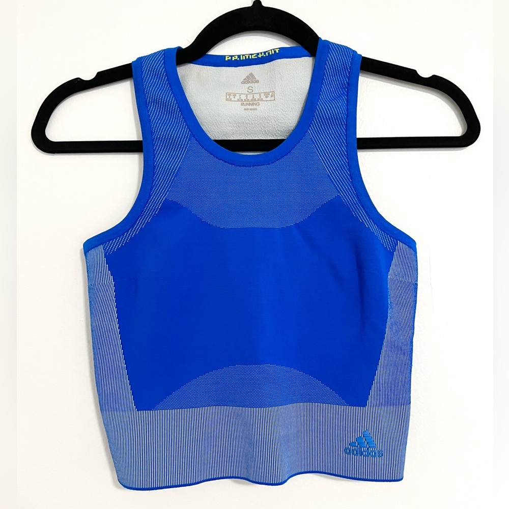 Adidas Women’s Running Primeknit Crop Tank Top